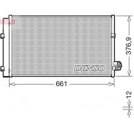 Радиатор кондиционера DENSO 1440122493 HDA2P R DCN05106
