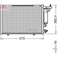 Радиатор кондиционера DENSO CKEI K DCN10052 1440122499