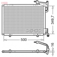 Радиатор кондиционера DENSO DCN10055 Y5Y XH29 1440122502