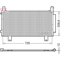 Радиатор кондиционера DENSO 1440122528 DCN40032 WY XKM