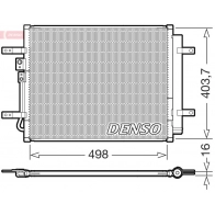 Радиатор кондиционера DENSO 7OOOM8 P DCN41025 1440122531