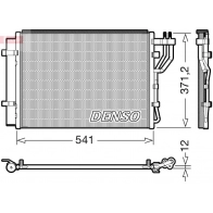 Радиатор кондиционера DENSO DCN43010 1440122534 TFF BRN