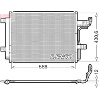 Радиатор кондиционера DENSO UU 3ZDD DCN44019 1440122539