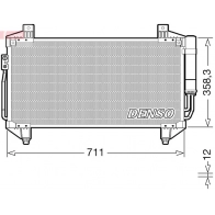 Радиатор кондиционера DENSO 1440122541 D 0ZV8K0 DCN45011