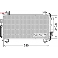 Радиатор кондиционера DENSO UL8LUK 7 DCN45014 1440122544