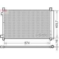 Радиатор кондиционера DENSO 1440122549 DCN46036 W02 HA4D