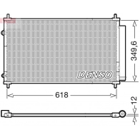 Радиатор кондиционера DENSO 4D87CS S 1440122556 DCN50117