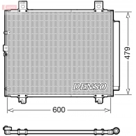 Радиатор кондиционера DENSO DCN50118 RWEOB F 1440122557