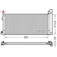 Радиатор кондиционера DENSO DCN50124 1R BYYR 1440122563