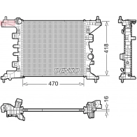 Радиатор охлаждения двигателя DENSO DRM20121 RKQJ 70X 1440122762