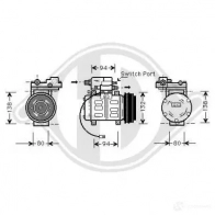 Компрессор кондиционера DIEDERICHS KG GND dck1042 2094690