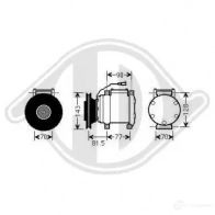 Компрессор кондиционера DIEDERICHS dck1373 B9I MT 2095021