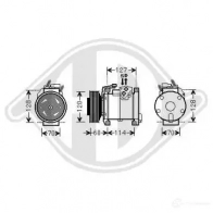 Компрессор кондиционера DIEDERICHS 2094796 0NUQ Z dck1148