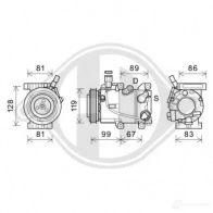 Компрессор кондиционера DIEDERICHS dck1664 2095312 CT6M SGQ