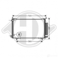 Радиатор кондиционера DIEDERICHS KGGI CB dcc1653 2093810