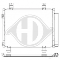 Радиатор кондиционера DIEDERICHS JVU 3O7 2093948 dcc1793