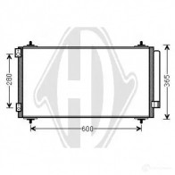 Радиатор кондиционера DIEDERICHS M2JGK V dcc1597 2093754