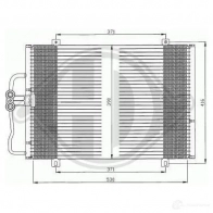 Радиатор кондиционера DIEDERICHS Renault Megane (DA) 1 Купе 2.0 i (DA0G) 114 л.с. 1996 – 2003 8446200 XX HJKJ