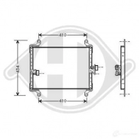 Радиатор кондиционера DIEDERICHS 72FL D6 dcc1140 Peugeot Boxer 2 (230) 1994 – 2002