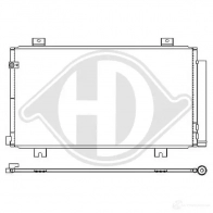 Радиатор кондиционера DIEDERICHS 1437357295 dcc2026 4 HFYUUR
