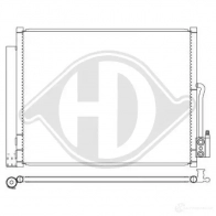 Радиатор кондиционера DIEDERICHS 2093894 dcc1739 L7 4RY