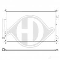 Радиатор кондиционера DIEDERICHS dcc1968 44E WZ8 1221981459