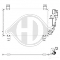 Радиатор кондиционера DIEDERICHS 1JS 2GRZ 1221981425 dcc1962