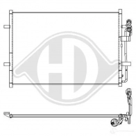 Радиатор кондиционера DIEDERICHS dcc1960 NPH5P S 1221981415