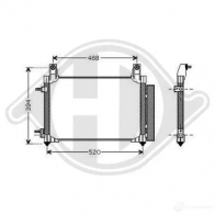 Радиатор кондиционера DIEDERICHS 2094039 dcc1884 J DDORK