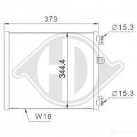 Радиатор кондиционера DIEDERICHS DF1 UG71 dcc1998 1424884075