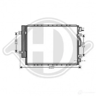 Радиатор кондиционера DIEDERICHS 2094093 dcc1938 3 4RMLLF