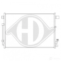 Радиатор кондиционера DIEDERICHS 2093279 dcc1119 LD3 NE