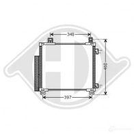 Радиатор кондиционера DIEDERICHS 2093993 dcc1838 6PN 0G