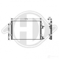 Радиатор кондиционера DIEDERICHS 2093232 HU AFI50 dcc1072