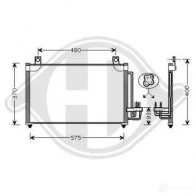 Радиатор кондиционера DIEDERICHS OC K8IT dcc1532 2093689