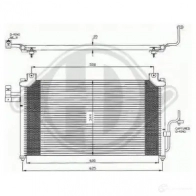 Радиатор кондиционера DIEDERICHS SZRRA G 8568000 2085943