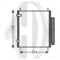 Радиатор кондиционера DIEDERICHS PC2WLD 0 dcc1716 2093871