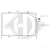 Радиатор кондиционера DIEDERICHS D1SC 6E 2093474 dcc1317