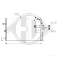 Радиатор кондиционера DIEDERICHS dcc1362 Z7 S3GZ 2093519