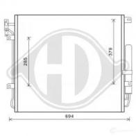 Радиатор кондиционера DIEDERICHS J MIKQFX 2093711 dcc1554
