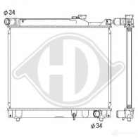 Радиатор кондиционера DIEDERICHS dcc1070 5 3MG4 2093230