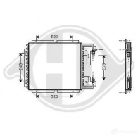 Радиатор кондиционера DIEDERICHS G RPIK dcc1316 2093473