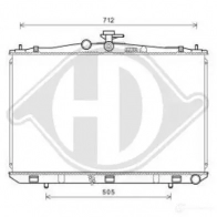 Радиатор кондиционера DIEDERICHS 2093493 U1A1C X dcc1336