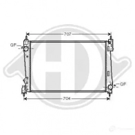 Радиатор кондиционера DIEDERICHS QS HJ3MC dcc1535 2093692