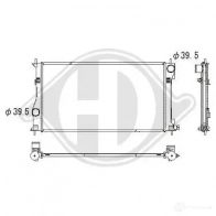 Радиатор кондиционера DIEDERICHS dcc1338 OT 1T4FD 2093495