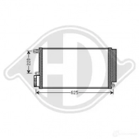 Радиатор кондиционера DIEDERICHS 2093706 345C D dcc1549