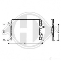 Радиатор кондиционера DIEDERICHS 2093392 dcc1235 K BJYV16