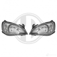 Комплект дневных ходовых огней DIEDERICHS C YYLZ 1672788 Mercedes C-Class (W204) 3 Седан 6.2 C 63 AMG (2077) 487 л.с. 2008 – 2014