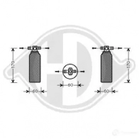 Осушитель кондиционера DIEDERICHS 2098746 ATXA D dct1161