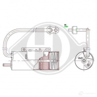 Осушитель кондиционера DIEDERICHS 2098756 dct1171 2RZA R